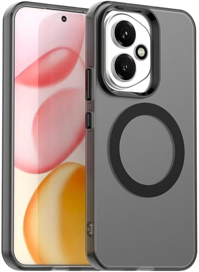 fascination magnetic phone case cover compatible with Honor 400 Candy PC Hybrid TPU Shockproof Phone Case for Honor 400 (Black)